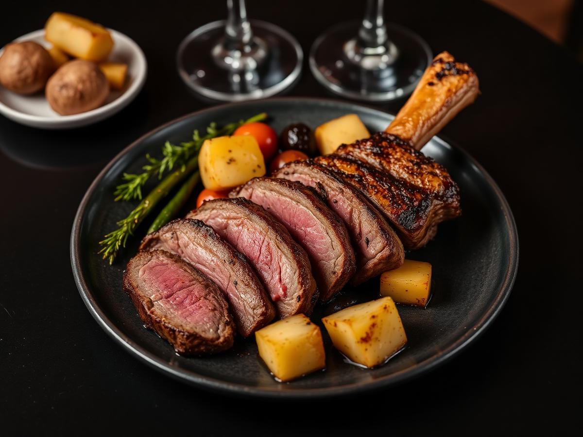 Entrecot de ternera al Josper en Tramontana